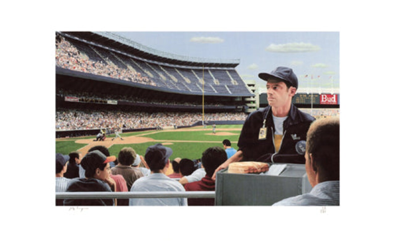 Yankee Stadium by Max Ferguson Wall Art Décor 22 x 35 Art Print
